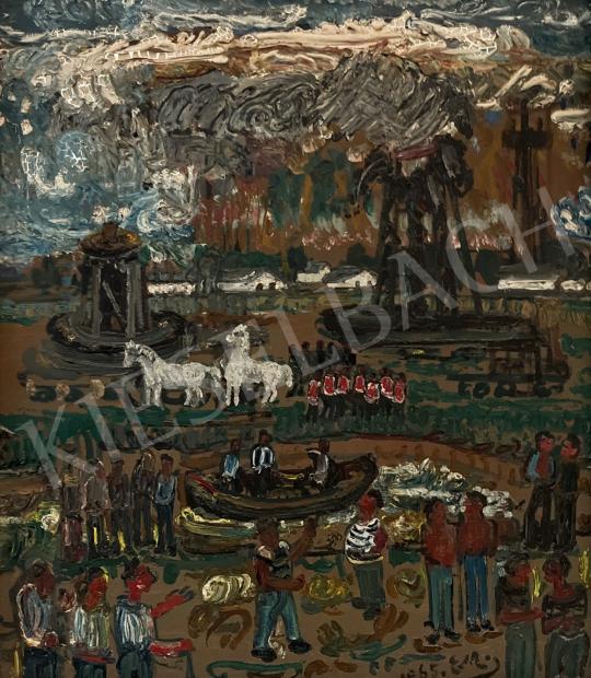 For sale  Erdélyi, Mihály -  Oil spill 1965 's painting