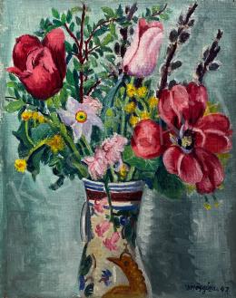  Vörös, Géza -  Flower still life 1947 