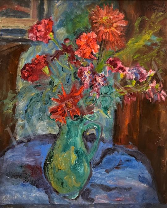  Frank, Frigyes - Flower Still Life painting