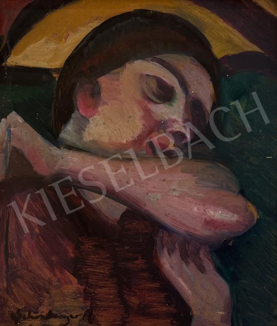 Eladó  Schönberger Armand - Fejét vállára hajtó 1930-as évek  festménye