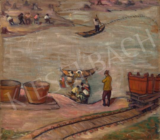 For sale Unknown painter - Fisherman 's painting