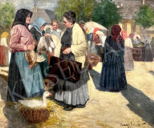  Nagy, Ernő - On the market (The Bargain) painting
