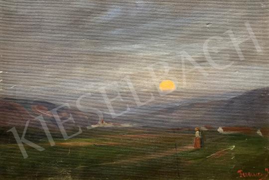For sale Unknown painter - Landscape in moonlight 's painting