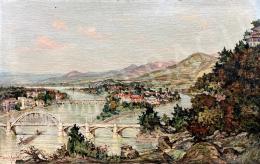 Basch, Árpád - Small town by the river in 1913 