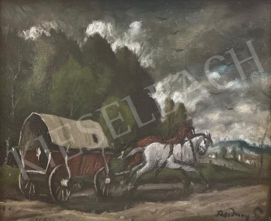 For sale  Rudnay, Gyula - Cutting horse carriage 1948 's painting