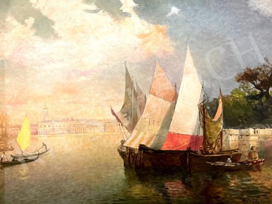 For sale  Háry, Gyula -  Venetian sailboats 's painting