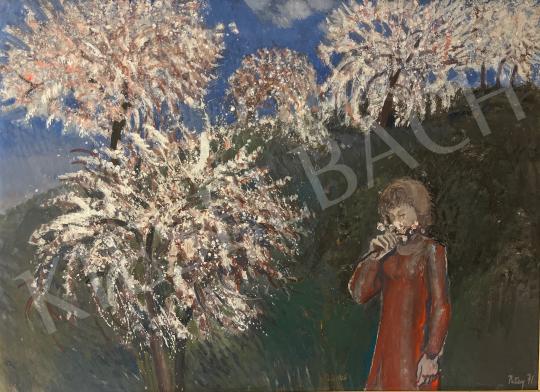 For sale  Patay, László -  Spring flowering 1971 's painting