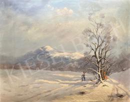  Tscheligi, Lajos (Tscheligi Csűrös Lajos) - The cross-country skier 1907  