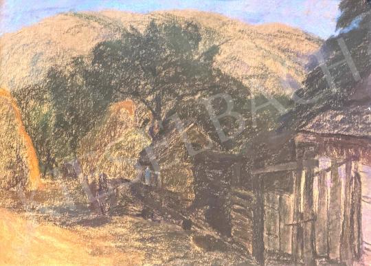 Eladó Szigeti Jenő - Falurészlet (Hommage a Nagy Istvan) festménye
