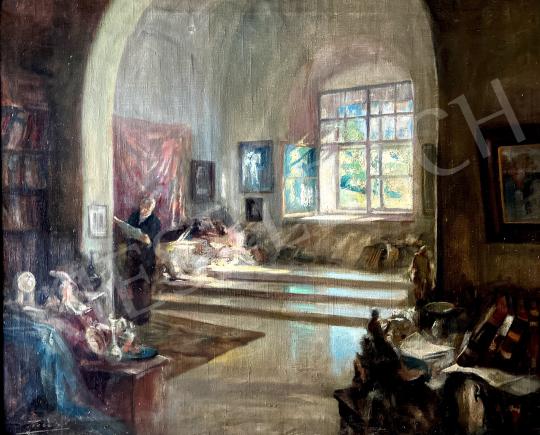 Péczely, Antal - The collector (The new composition) painting
