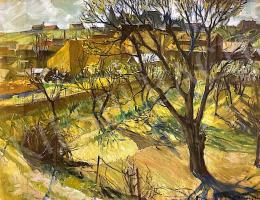 Udvary, Pál - Impressionist landscape (Hommage a Szőnyi) 