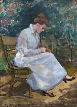  Hadzsy, Olga (B. Hadzsy Olga, Braun Olga, Mar - In a summer garden 