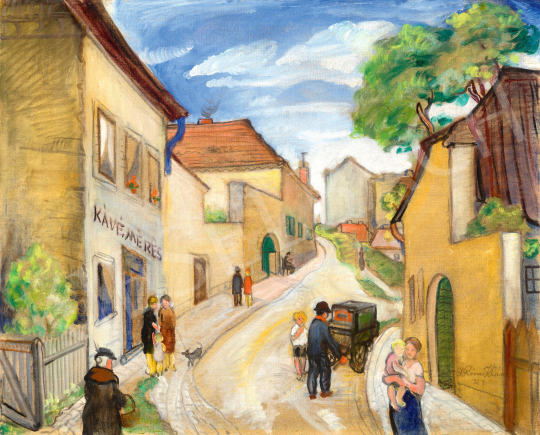  Róna, Klára - Summer Vibes of Tabán (Coffee Salesman, Street Musician), 1927 | 69th auction auction / 10 Lot