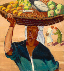  Móricz, Margit, - Bazaar (Fruit Seller), 1937 