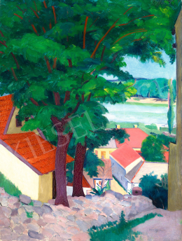  Vörös, Géza - Danube View (Szentendre), 1930s 