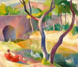  Patkó, Károly - By the Stream, 1928 