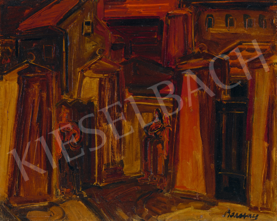  Barcsay Jenő - Szentendre este, 1930-as évek közepe | 69. aukció aukció / 56 tétel