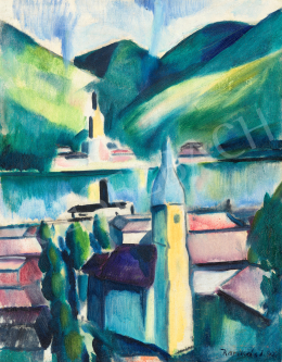  Karikás, Ilona, - Danube Bend (Nagymaros), 1927 