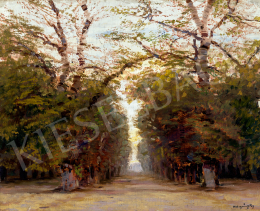  Mednyánszky, László - Road among the Trees 