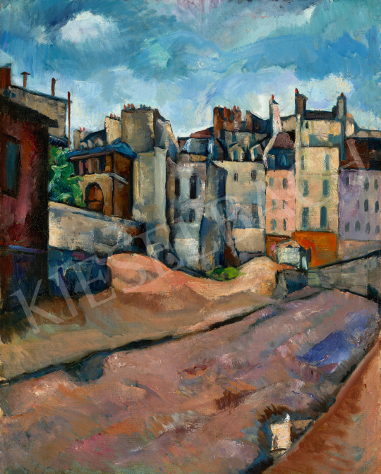  Perlrott Csaba, Vilmos - Parisian Street, c. 1927 | 69th auction auction / 85 Lot