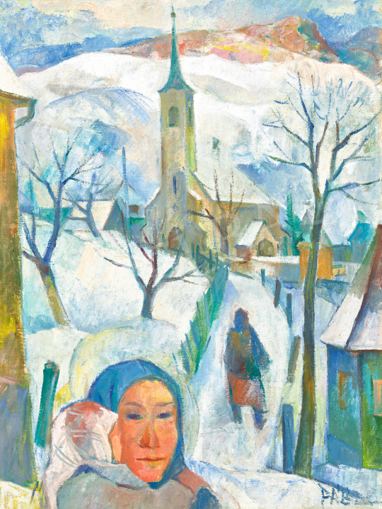  Páll, Lajos - Transylvanian Village (Mother and Child) | 69th auction auction / 92 Lot