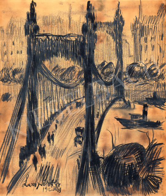  Nemes Lampérth József - Erzsébet híd, 1912 | 69. aukció aukció / 96 tétel