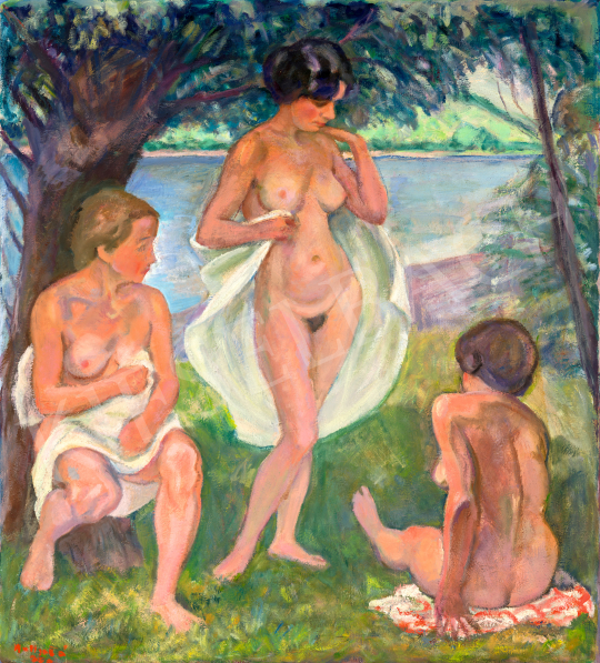 Huzella, Pál - Nudes in Nature (The Three Graces) | 69th auction auction / 100 Lot