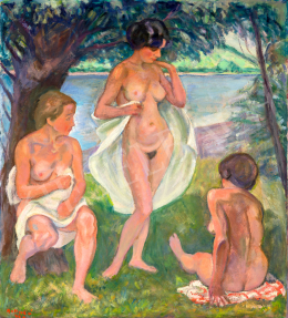 Huzella, Pál - Nudes in Nature (The Three Graces) 