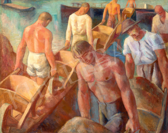  Gábor, Jenő - Diggers, 1943 | 69th auction auction / 105 Lot