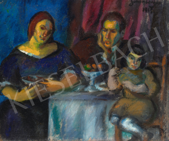 Schönberger, Armand - Family Scene, 1917 | 69th auction auction / 136 Lot