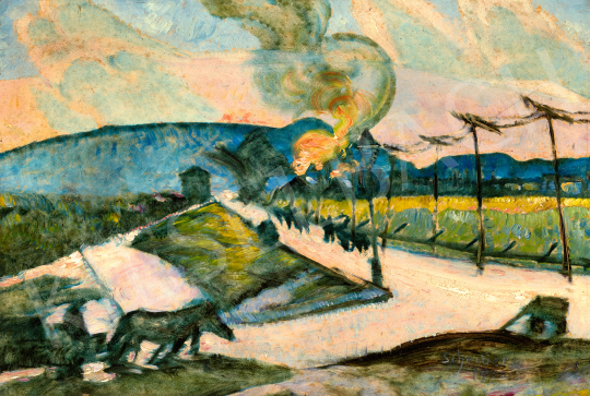  Scheiber, Hugó - Fire, 1922 | 69th auction auction / 141 Lot