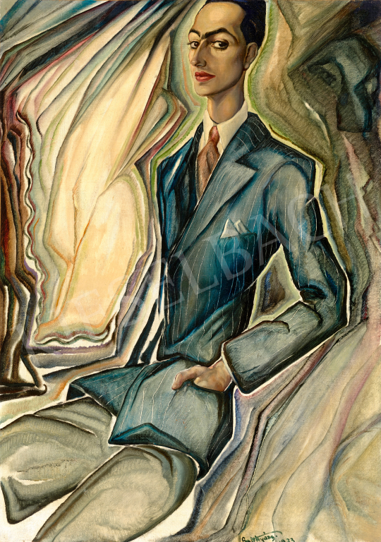  Batthyány, Gyula - Portrait of an Elegant Man (Jenő Marich), 1933 | 69th auction auction / 150 Lot