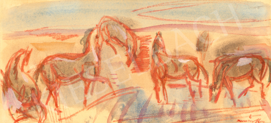  Márffy, Ödön - Horses, 1940s | 69th auction auction / 158 Lot