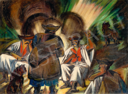 Boromisza, Tibor - Campfire (The Great Plains), 1929 | 69th auction auction / 183 Lot