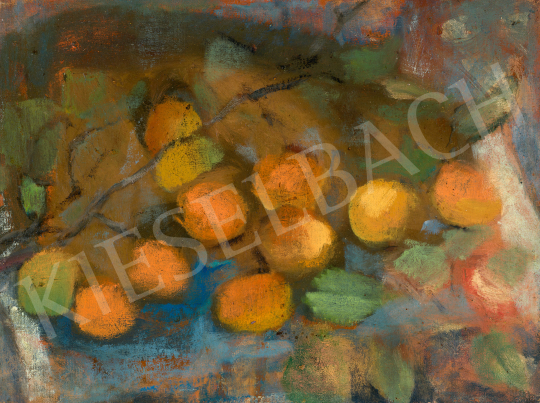  Modok, Mária (Czóbel Béláné) - Still-Life with Oranges | 69th auction auction / 198 Lot
