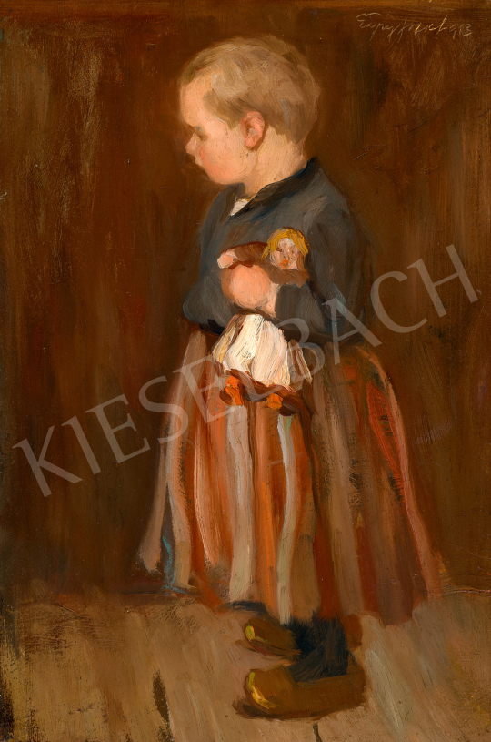 Egry József - Gyerekkor, 1903 | 69. aukció aukció / 208 tétel