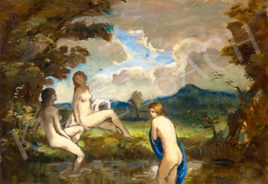  Iványi Grünwald, Béla - Bathers | 69th auction auction / 211 Lot