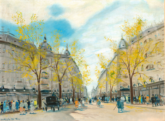  Berkes, Antal - Street in Vienna, 1922 | 69th auction auction / 212 Lot