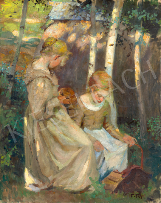  Friedrich Fehr - Young Girls in the Birch Grove | 69th auction auction / 228 Lot