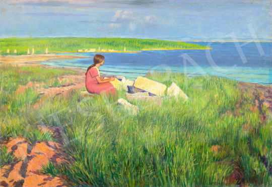  Kacziány, Aladár - Girl on the Shore | 69th auction auction / 188 Lot