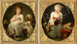  Unknown German Painter c.1800 (Probably Karl Anton Hickel) - Children of House Hanover 