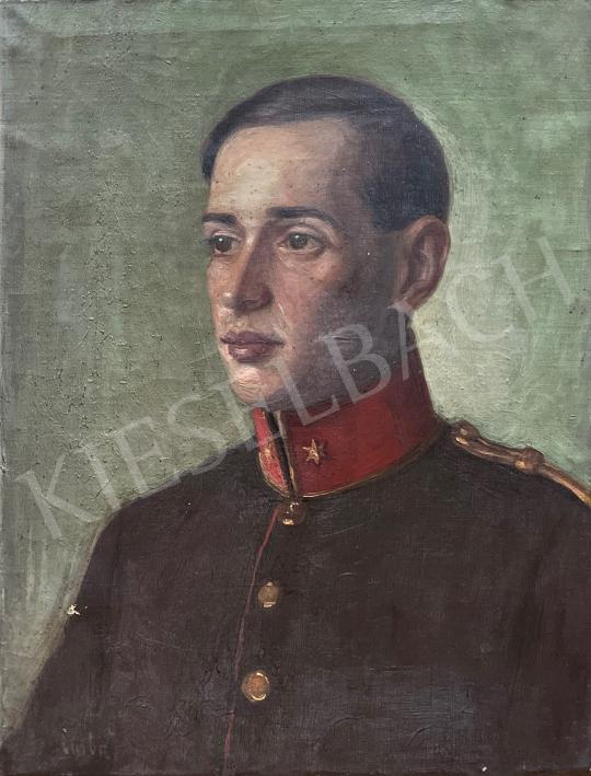 Eladó  Ember János - Fiatal katona portréja festménye