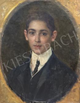 Ismeretlen festő - Fiatal úrfi portréja 
