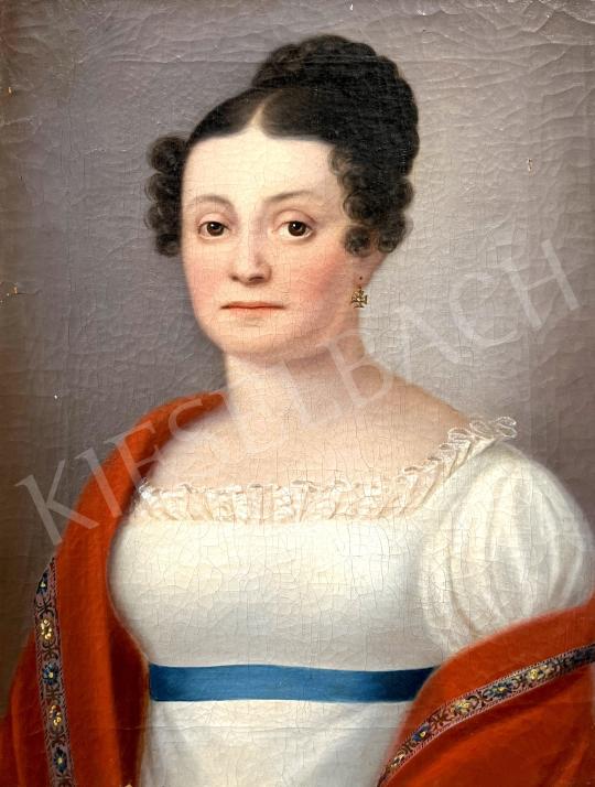 Eladó  Donát János - Elegáns hölgy portréja festménye