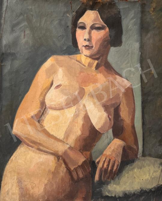  Klein, Ferenc - Cubist nude painting