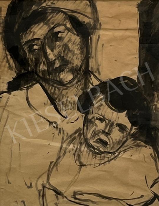 Eladó  Bernáth Aurél - Anya gyermekével  festménye
