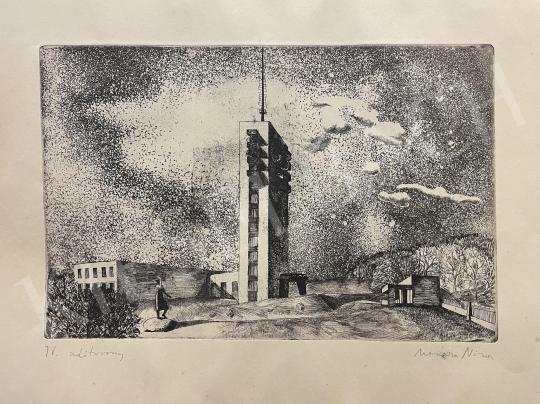 For sale Mermeze, Nóra (Csató Jánosné) - TV tower in Budapest (Socialism) 's painting