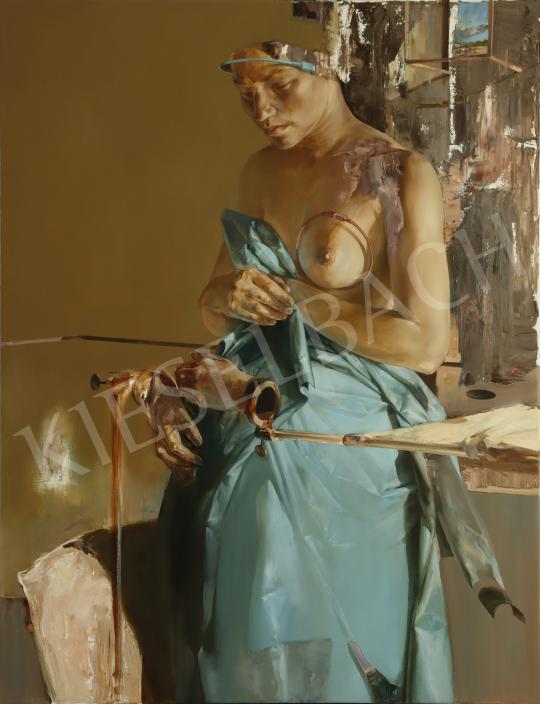 Incze Mózes - Watchful waiting 2021 painting