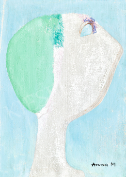  Anna, Margit - Self-Portrait in Green Barett 