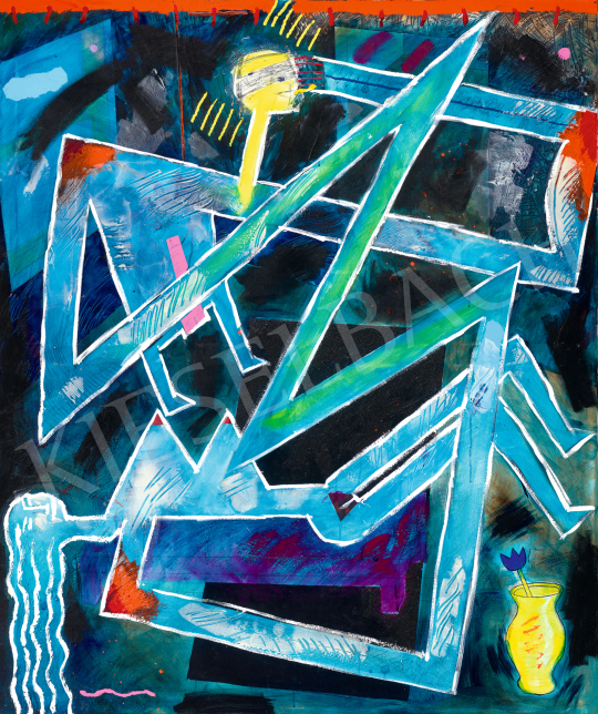  Wahorn, András - Blue Tulip, 1994 | 1st Contemporary Auction auction / 88 Lot